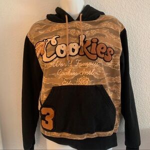 Cookies Brown and Black Hoodie